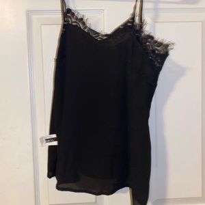 Lace trim tank